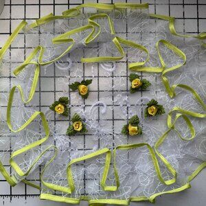 Easter basket oval cover - white